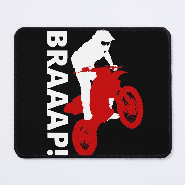 Item preview, BRAAAP! Dirt Biking ( Red and White) designed and sold by Wheeler-Styl3.