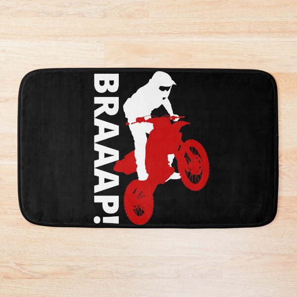 Item preview, BRAAAP! Dirt Biking ( Red and White) designed and sold by Wheeler-Styl3.