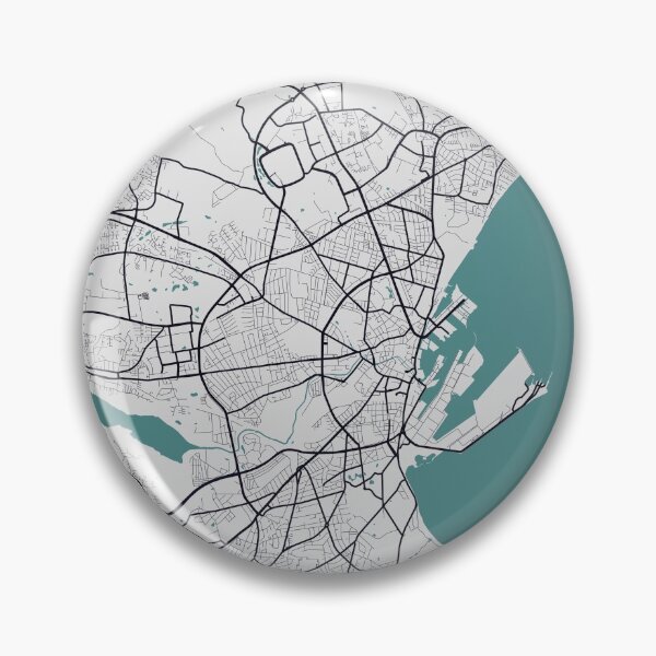 Item preview, Aarhus city map of denmark designed and sold by PostersProf1.