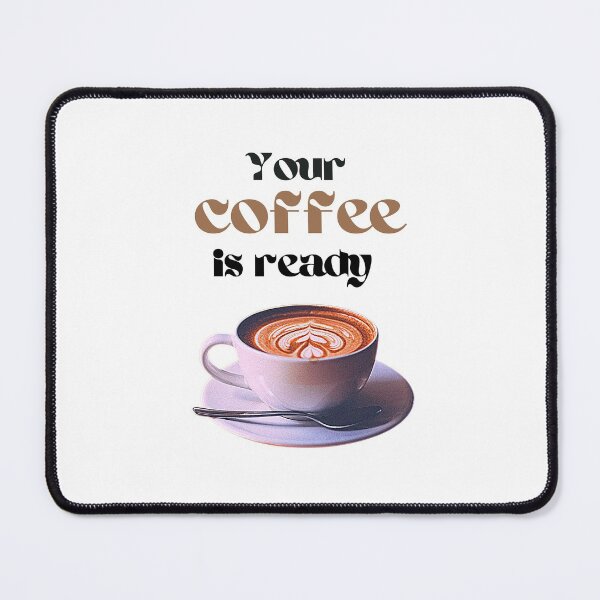 Item preview, Your cup of coffee is ready and it has some cream with a pattern on top #4 designed and sold by AnnaBBS.