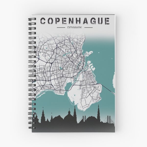 Item preview, Copenhague mapa dinamarca designed and sold by PostersProf1.