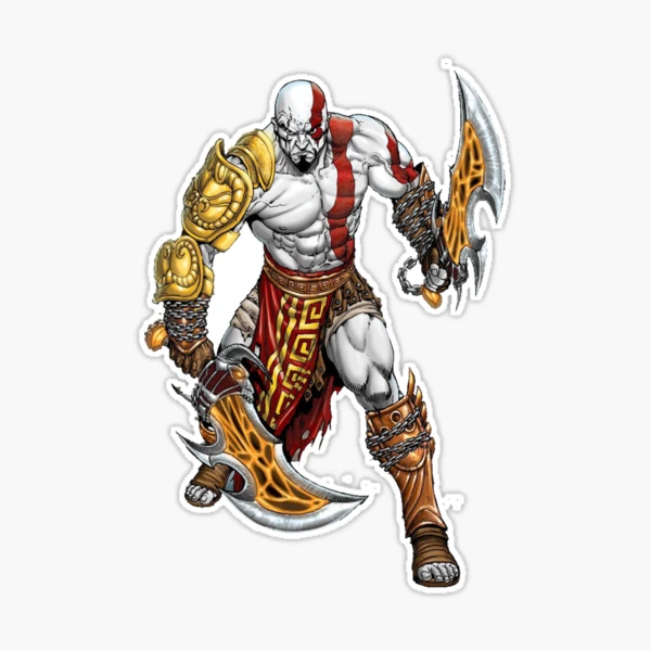 Jogos On Line Adesivo Kratos God Of War Kit 3un Carro Game