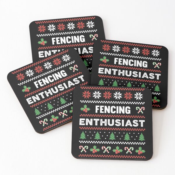 Item preview, Fencing T-ShirtFencing Enthusiast Ugly Christmas Gift designed and sold by MathJethro.