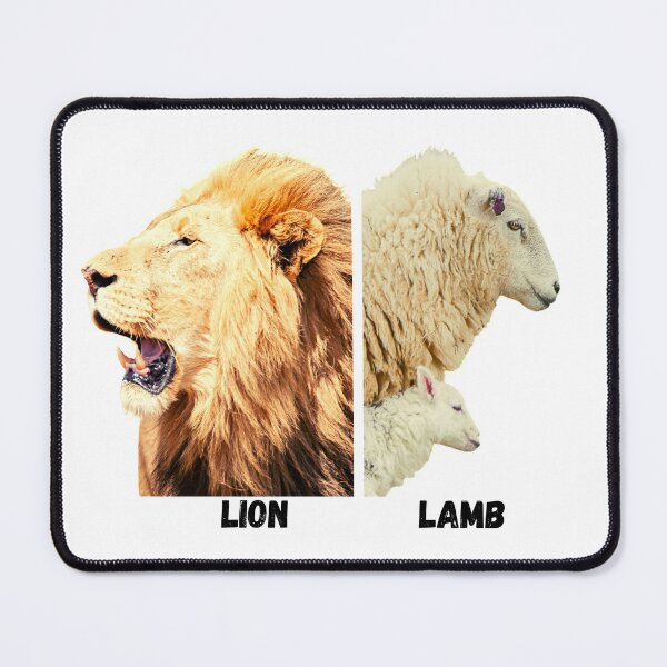 Item preview, A lion verses a lamb and a sheep designed and sold by AnnaBBS.