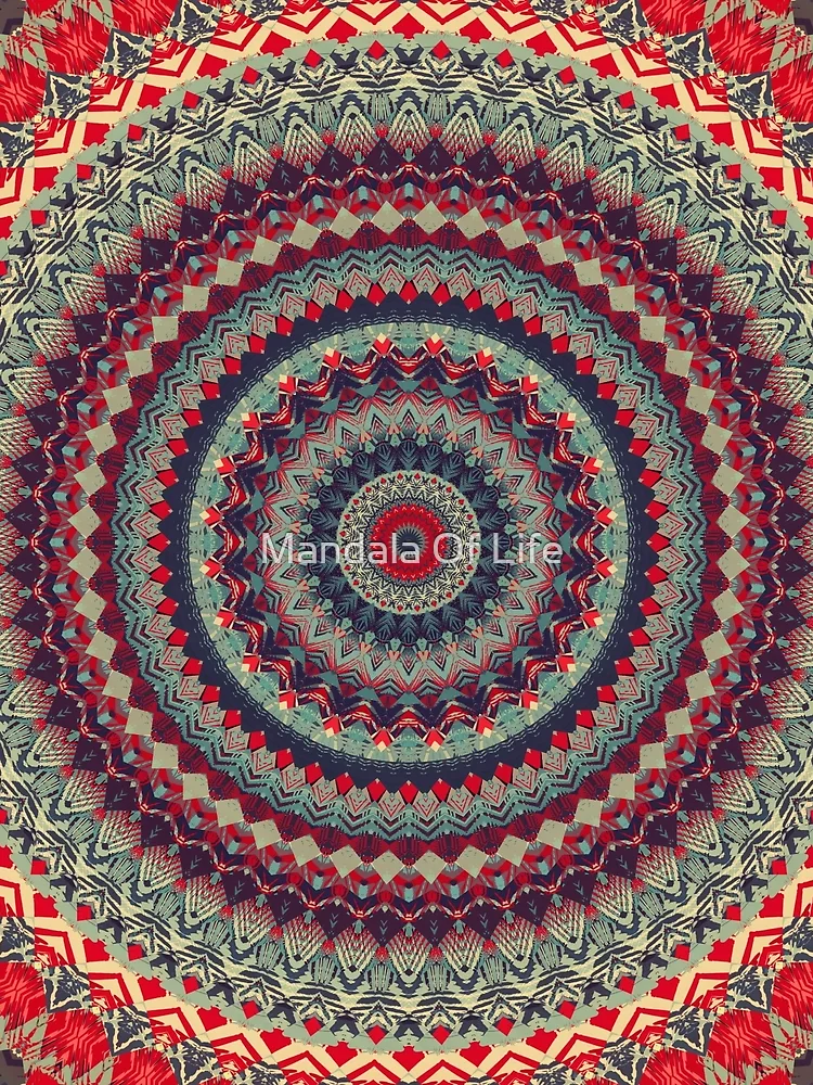 Thumbnail 3 of 3, Scarf, Mandala 167 designed and sold by Mandala Of Life.