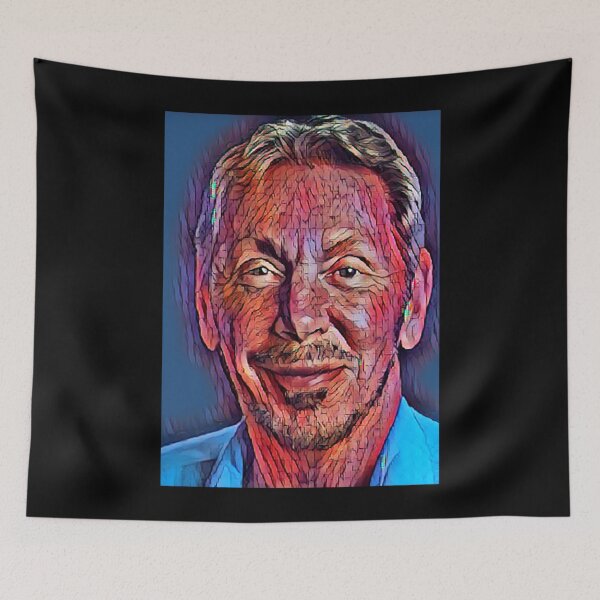 Item preview, Larry Ellison T-ShirtLarry Ellison CARTON ART  - entrepreneurs  motivation success work gifts designed and sold by MathJethro.