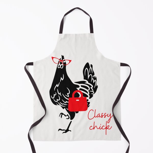 Item preview, Classy Chick. Sophisticated Lady! Funny chicken, play on words designed and sold by JellyBeenzz.