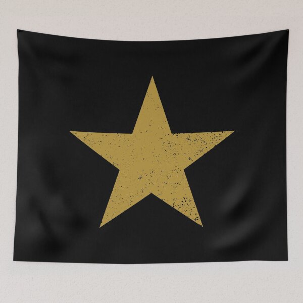 Item preview, Gold Star (On Black) designed and sold by STUDIO-72.