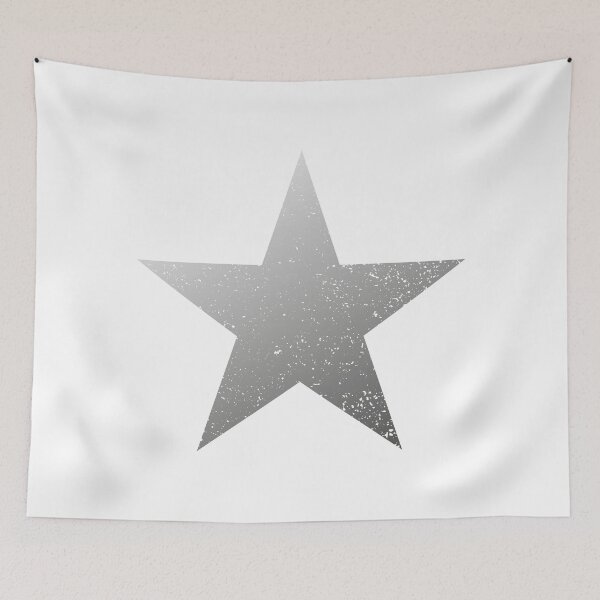 Item preview, Silver Star (On White) designed and sold by STUDIO-72.