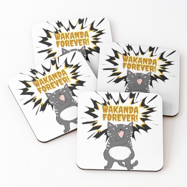 Item preview, Wakanda Forever By A Fat Cat designed and sold by tsukinoyume.