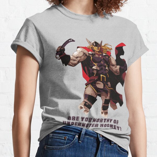 Underwater Hockey Thor Are You Worthy Classic T-Shirt