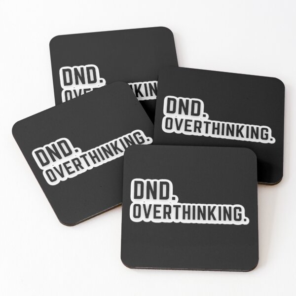 Item preview, DND Overthinking - Funny Quote designed and sold by iamwowie.