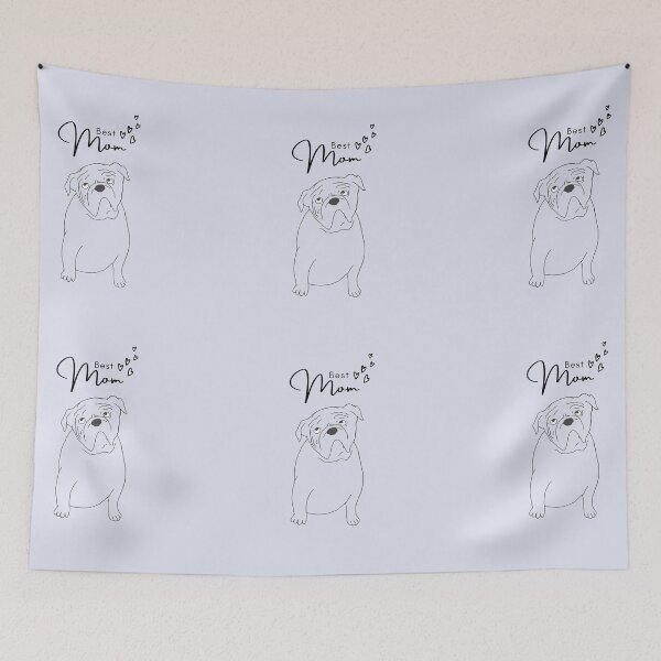 Item preview, Cute bulldog & quot; Best mom & quot; designed and sold by SophieHueper.