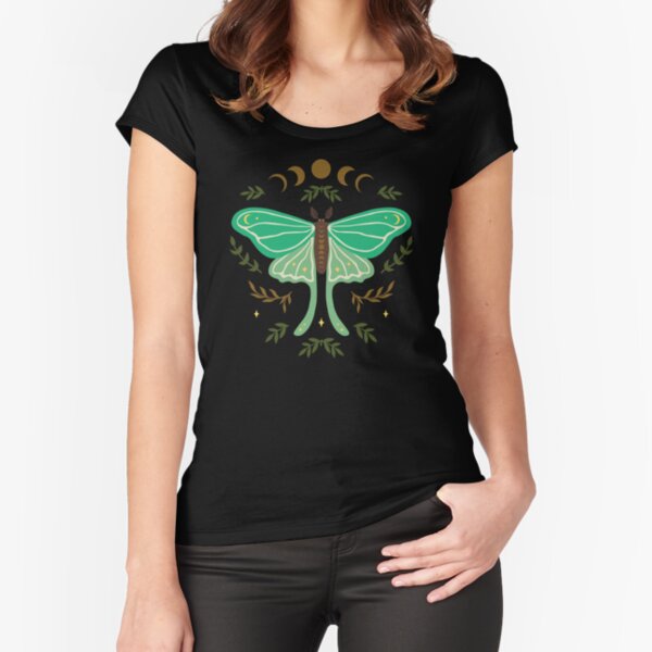 Luna Moth Shirt, Celestial Butterfly, Boho Gifts for Women, Mystical B –  HMDesignStudioUS