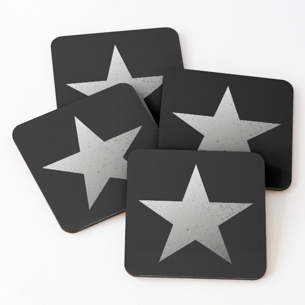 Item preview, Silver Star (On Black) designed and sold by STUDIO-72.