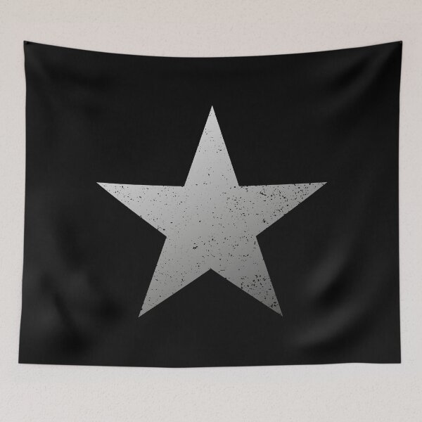 Item preview, Silver Star (On Black) designed and sold by STUDIO-72.