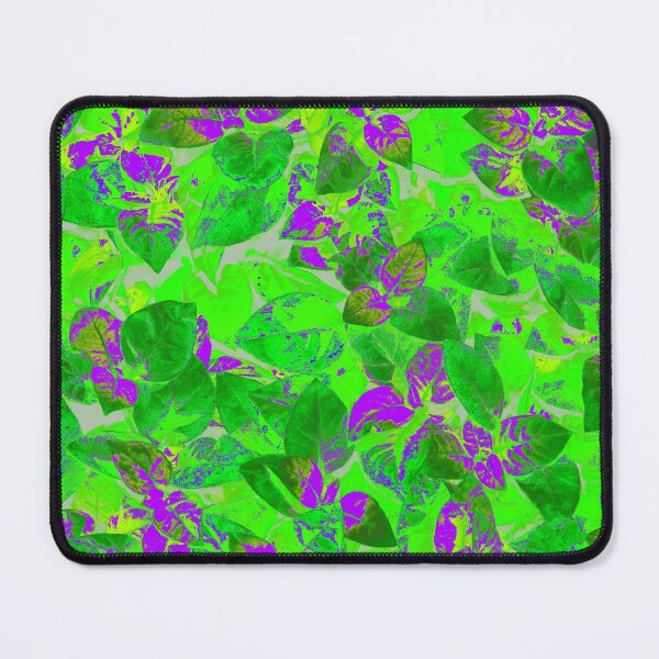Item preview, Floral Motives With Green and Blueish Purple Decorative Leaves designed and sold by IraNiva.