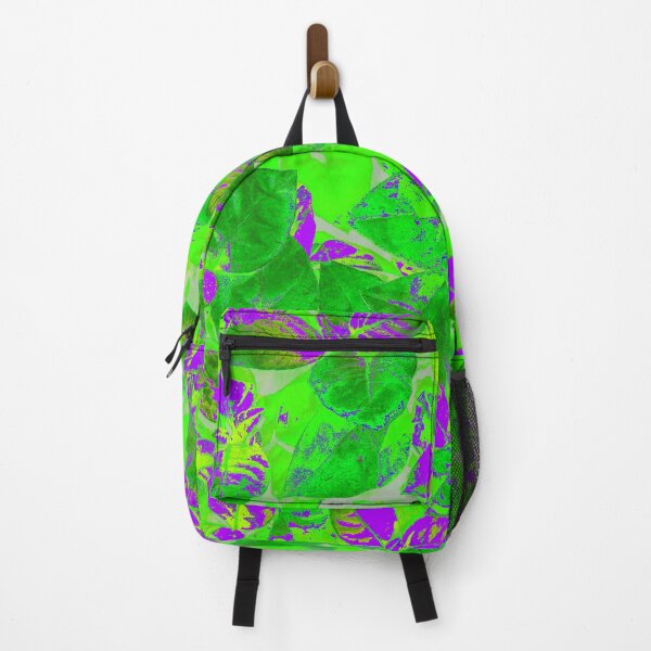 Item preview, Floral Motives With Green and Blueish Purple Decorative Leaves designed and sold by IraNiva.