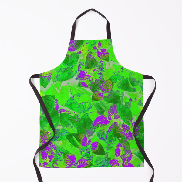 Item preview, Floral Motives With Green and Blueish Purple Decorative Leaves designed and sold by IraNiva.