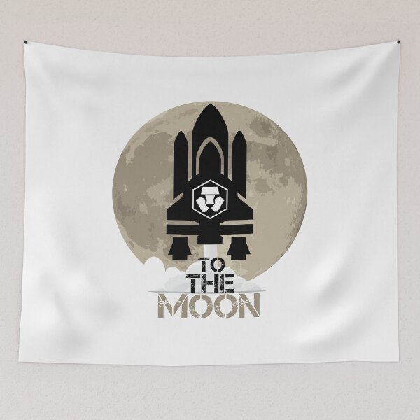 Item preview, Crypto com coin to the moon, Cryptocurrency, CRO bitcoin  designed and sold by KittySSmith.
