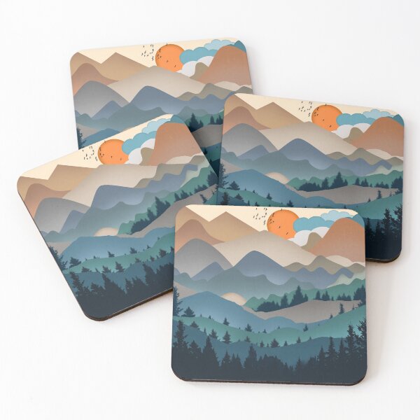 Item preview, endless mountains silhouette designed and sold by mark ashkenazi.