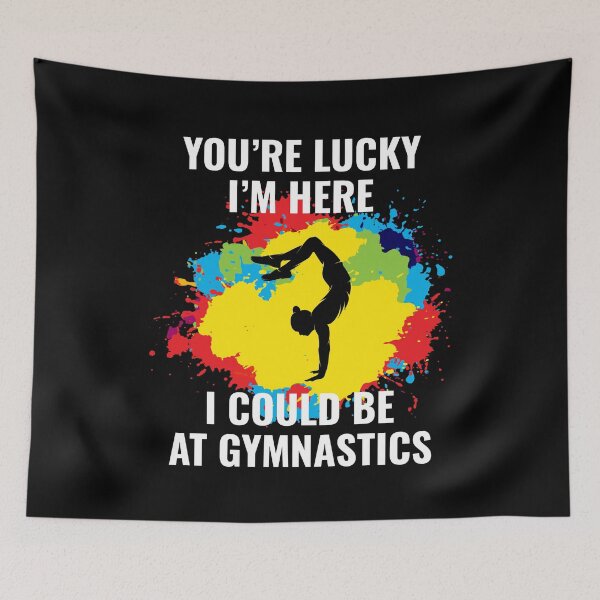 Item preview, Gymnastics Gymnast Trampoline Tumbling Acrobatics designed and sold by CuteDesigns1.