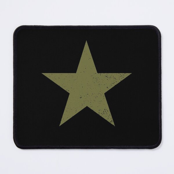 Item preview, Green Olive Drab Star (On Black) designed and sold by STUDIO-72.