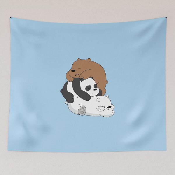 Item preview, Sleeping Bear Cubs - Light Blue designed and sold by pondlifeforme.