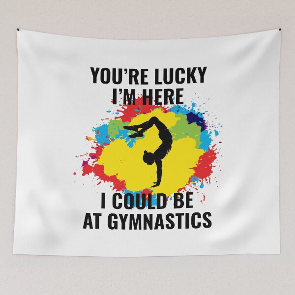 Item preview, Gymnastics Gymnast Trampoline Tumbling Acrobatics designed and sold by CuteDesigns1.
