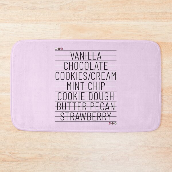 Item preview, Popular Ice Cream Flavors - I Love Ice Cream designed and sold by ClickForMore.
