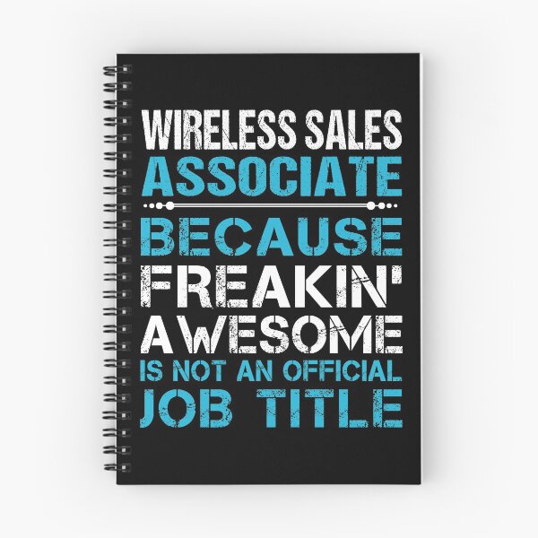 Item preview, Wireless Sales Associate T Shirt - Freaking Awesome Job Gift Item Tee designed and sold by oetate4774.