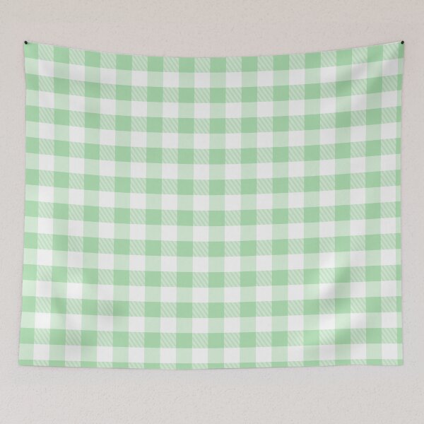 Item preview, Background of pastel tartan check green plaid pattern  designed and sold by Victoria Riabov.
