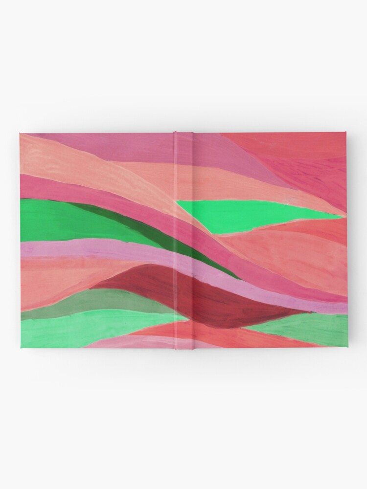 Painting, Modern Art contemporary. lines wave fire gradient