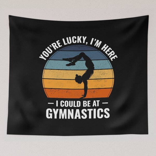 Item preview, Gymnastics Gymnast Trampoline Tumbling Acrobatics designed and sold by CuteDesigns1.