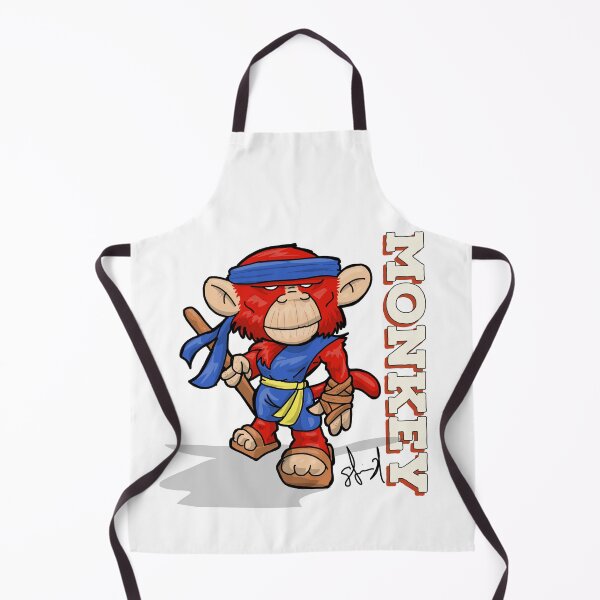 Item preview, Monkey warrior text designed and sold by Pittstop.
