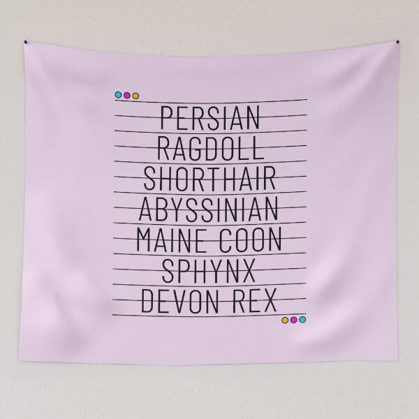 Item preview, Beautiful and Popular Cat Breeds - Cat Lover designed and sold by ClickForMore.