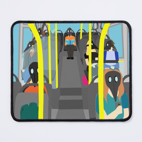 Item preview, Masks on the bus designed and sold by Rhiannon Redfern.
