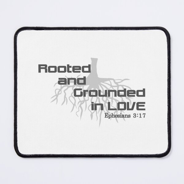 Item preview, Christian Design - Rooted and Grounded in Love -Ephesians 3 verse 17 designed and sold by simplydesignart.
