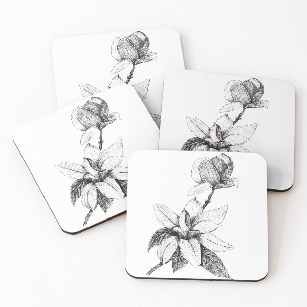 Item preview, magnolia designed and sold by Rhiannon Redfern.
