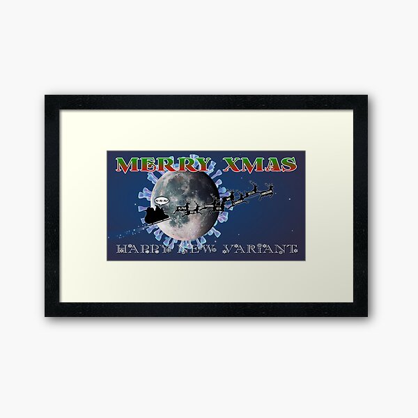 Variant Xmas Framed Art Print