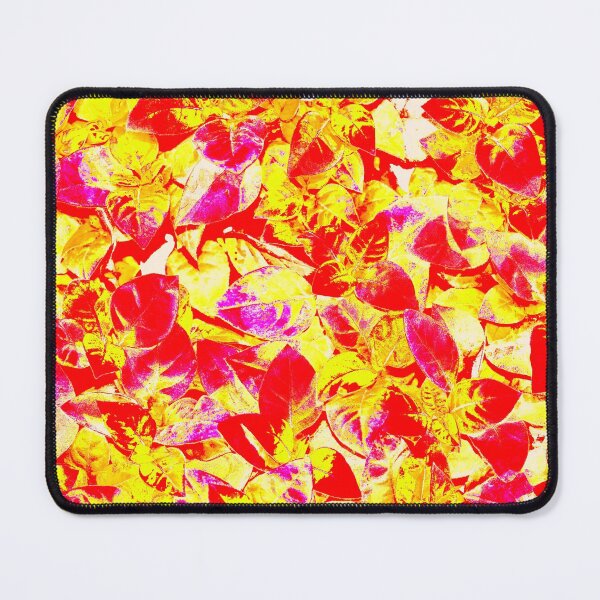 Item preview, Floral Motives With Red, Dark Purple, and Yellow Decorative Leaves designed and sold by IraNiva.