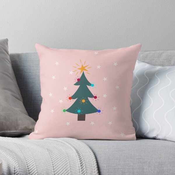 Christmas Tree Throw Pillow