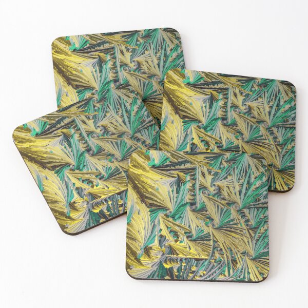 Item preview, Green and yellow swirls designed and sold by JBlaminsky.
