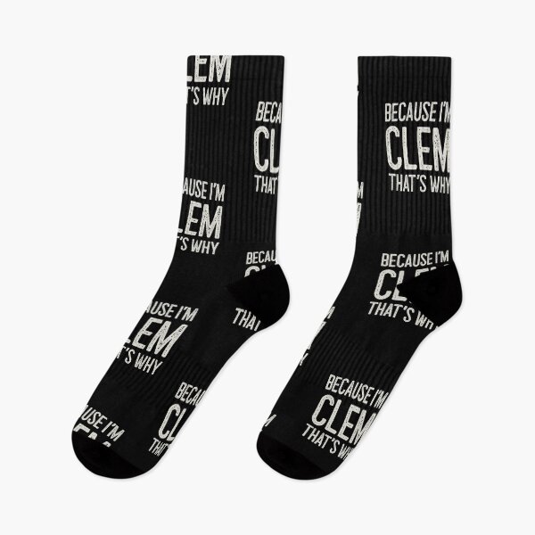 Item preview, Because I’m Clem That’s Why Funny Personalized Name designed and sold by MariosNydras.
