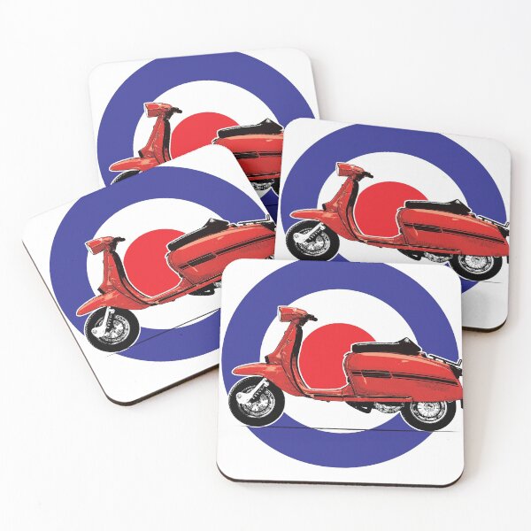 Artikelvorschau, Klassischer italienischer Mods Lambretta Roller entworfen und verkauft von Cimbart.
