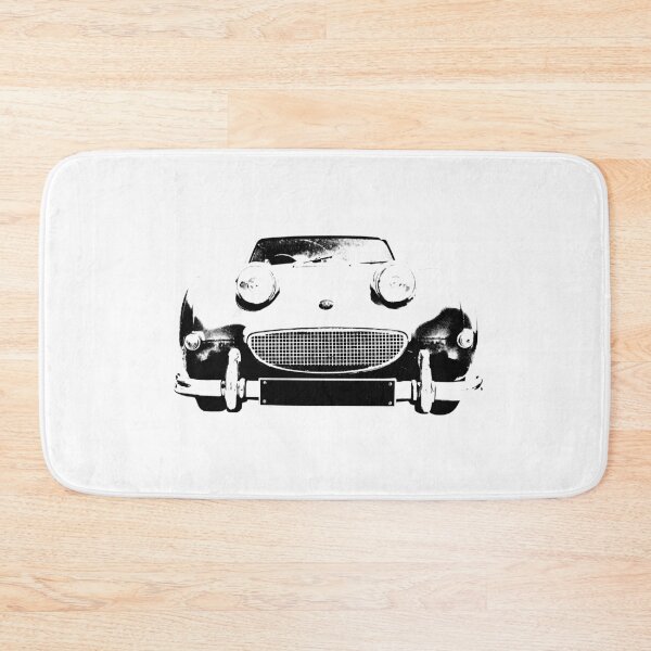 Item preview, Austin Healey Sprite British 1960s classic car monoblock black and white designed and sold by soitwouldseem.