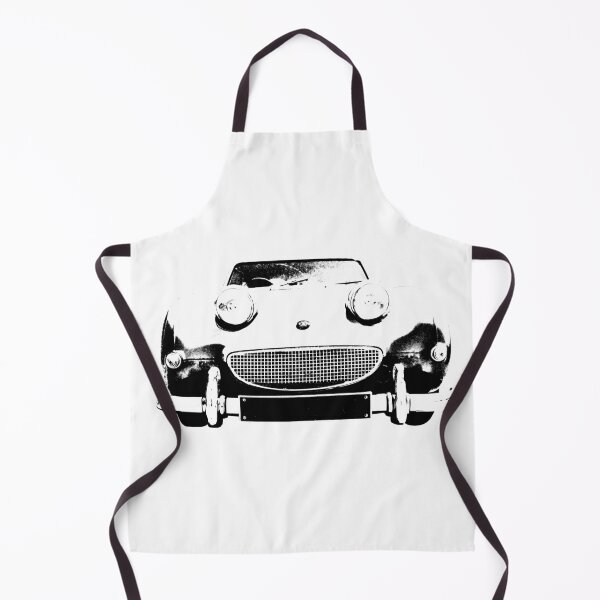 Item preview, Austin Healey Sprite British 1960s classic car monoblock black and white designed and sold by soitwouldseem.