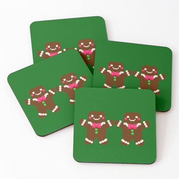 Item preview, Pixel Gingerbread Boys designed and sold by rin3d .