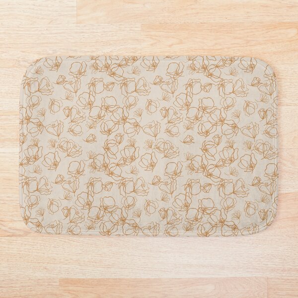 Item preview, Abstract flowers - beige designed and sold by MoshitoDesigns.