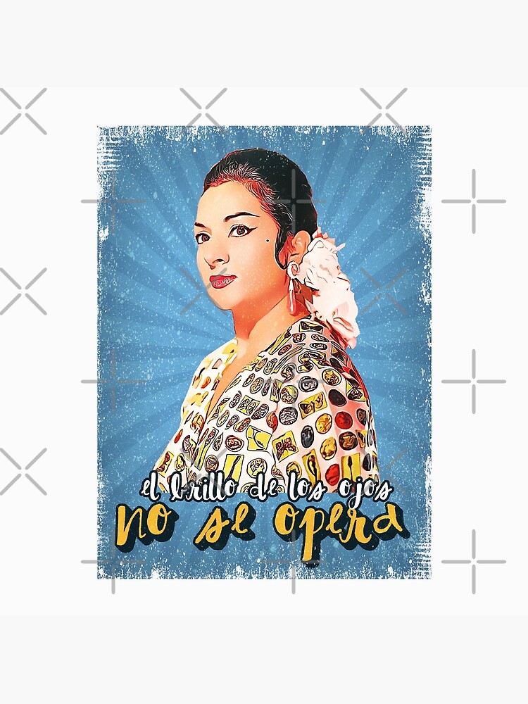 Imagen 4 de 4, Cojín con la obra Lola Flores El brillo de los ojos, diseñada y vendida por danimota.